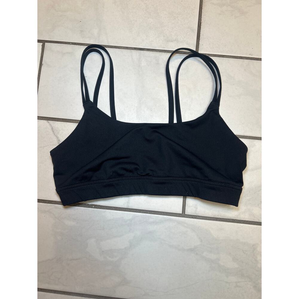 ALO Yoga Black Strappy Sports Bra